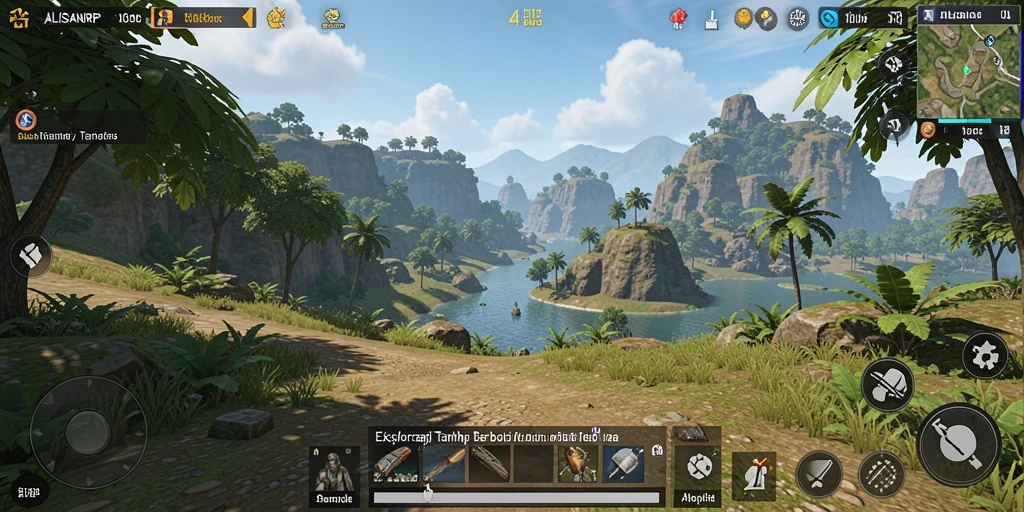 Tampilan gameplay Open World yang mendebarkan dan penuh petualangan.