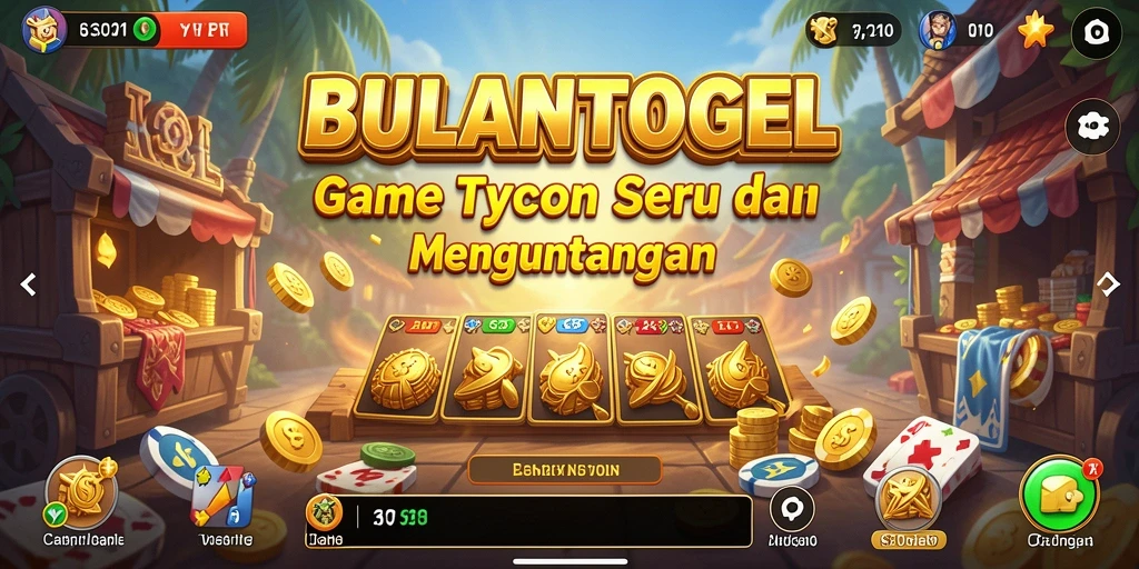 Tampilan menarik dari gameplay BULANTOGEL yang menampilkan pengelolaan bisnis.