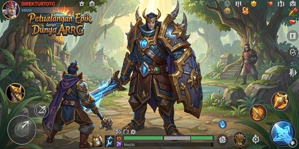 Gameplay menegangkan dan efek visual menakjubkan dalam DIREKTURTOTO.