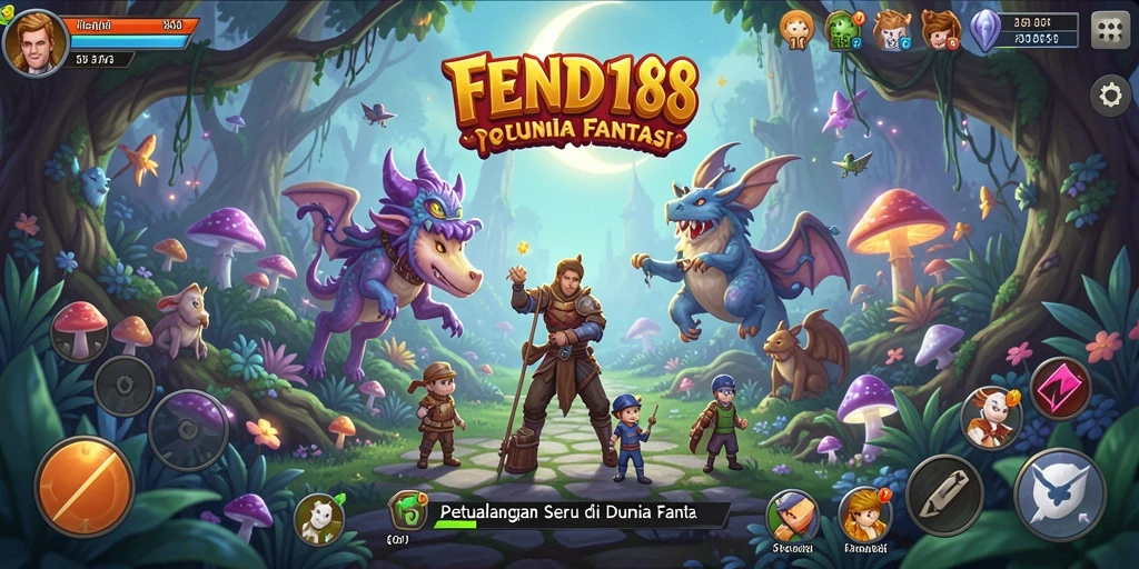 Tampilan gameplay FENDI188 menunjukkan aksi petualangan yang mendebarkan.