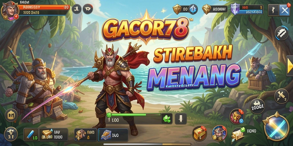 Screenshot gameplay GACOR78 menampilkan aksi strategi mendebarkan.