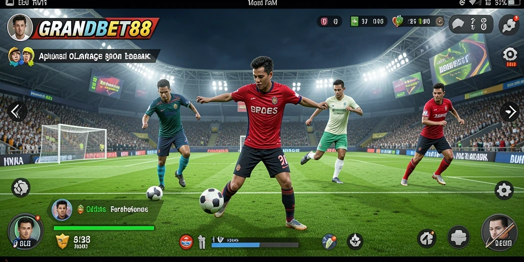 Screenshot GRANDBET88 menunjukkan antarmuka taruhan yang intuitif dan menarik.