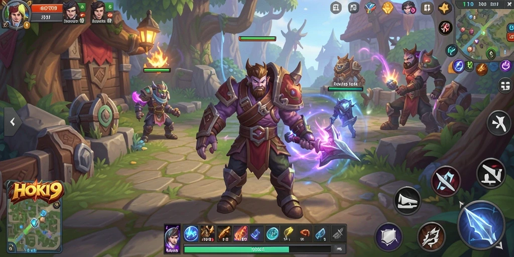 Gameplay epik di HOKI9 dengan pertarungan menegangkan.