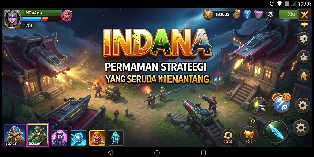 Tampilan gameplay SLG yang menarik dalam INDAAA.
