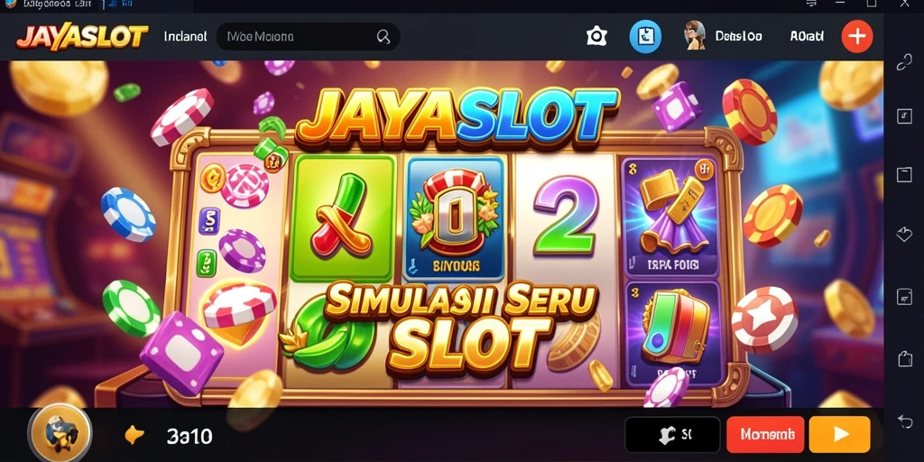 Tampilan gameplay dalam JAYASLOT yang menarik dan interaktif.