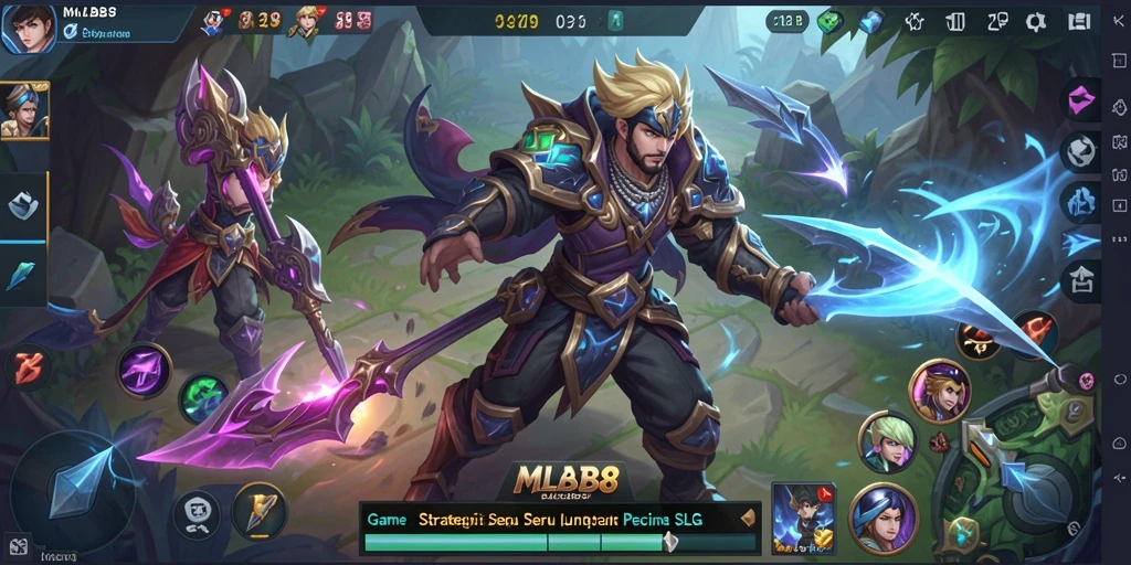 Tampilan epik gameplay MLBB8 yang menegangkan dan strategis.