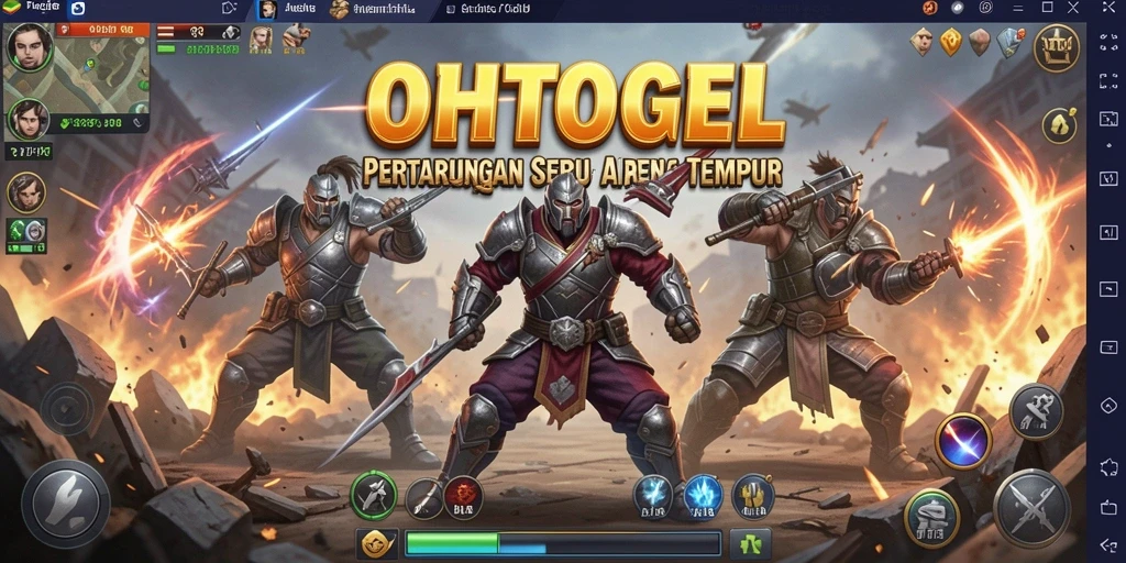 Gameplay OHTOGEL yang mendebarkan dalam pertarungan Fighting.