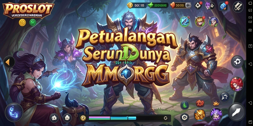 Screenshot gameplay PROSLOT dengan aksi seru di dalam dunia MMORPG.