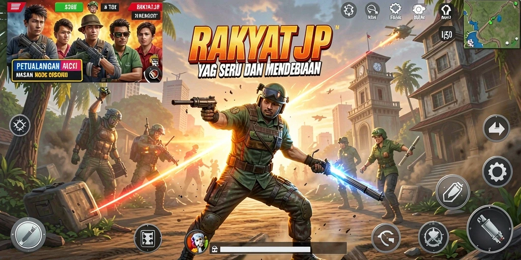 Menampilkan aksi mendebarkan dalam gameplay RAKYATJP.