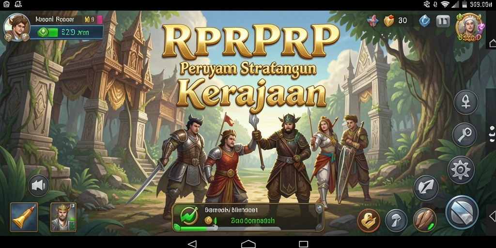 Tampilan gameplay RPRPRP yang mengesankan dan strategis.