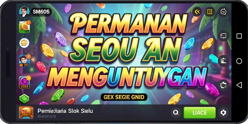 Tampilan screenshot utama SM605 menampilkan gameplay slot yang menegangkan.